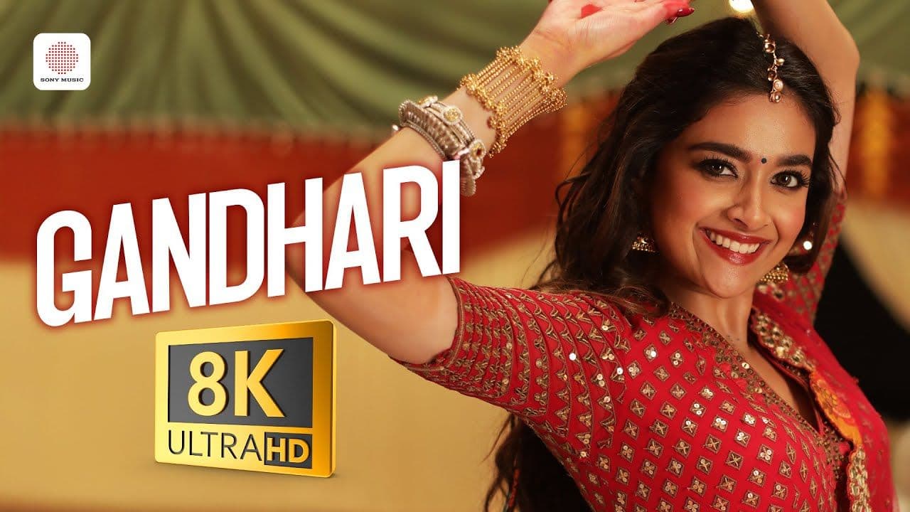 Gandhari 8K/4K Video Song | Keerthy Suresh | Pawan CH | Suddala Ashok Teja