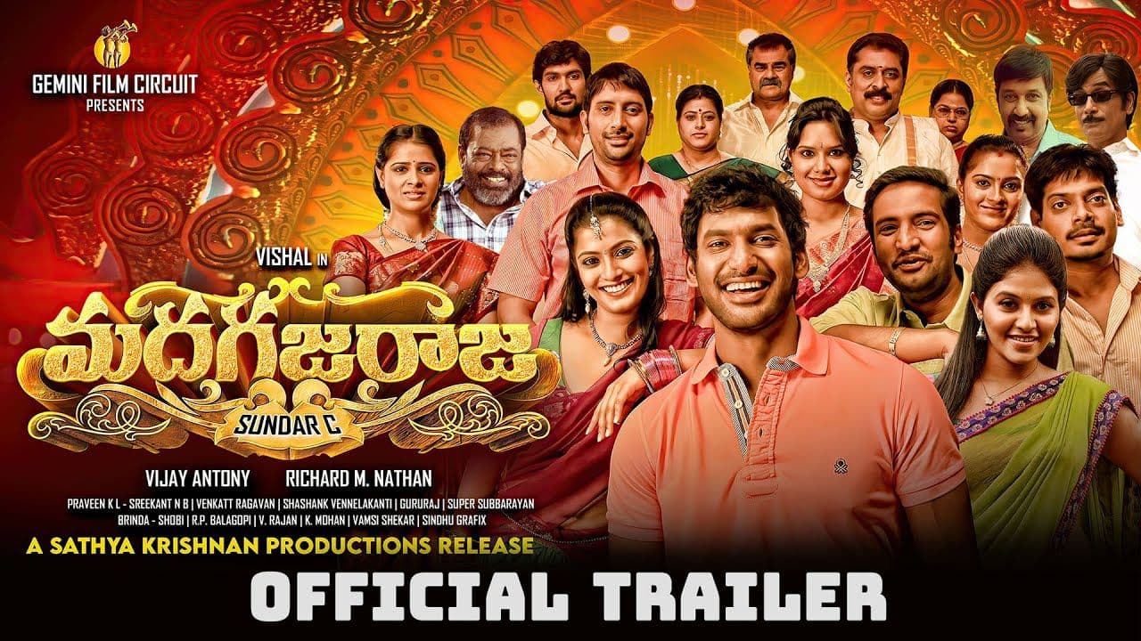 Madha Gaja Raja Official Telugu Trailer