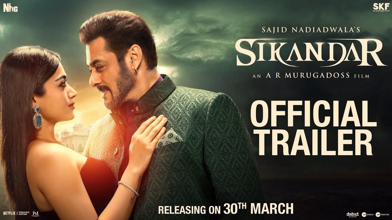 SIKANDAR Official Trailer - Salman Khan, Rashmika