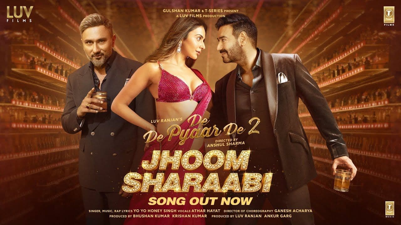 Jhoom Sharaabi (Song)– De De Pyaar De 2 | Ajay Devgn, Rakul Preet Singh